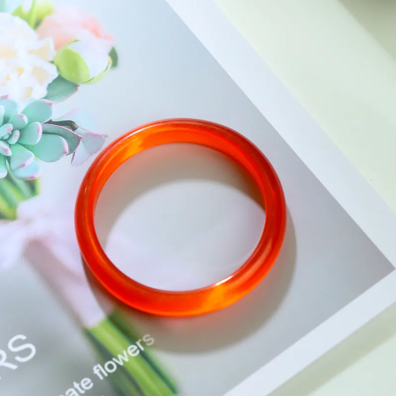 ZHUOJIN Glass Cat Eye Jade Bangles Women's-2