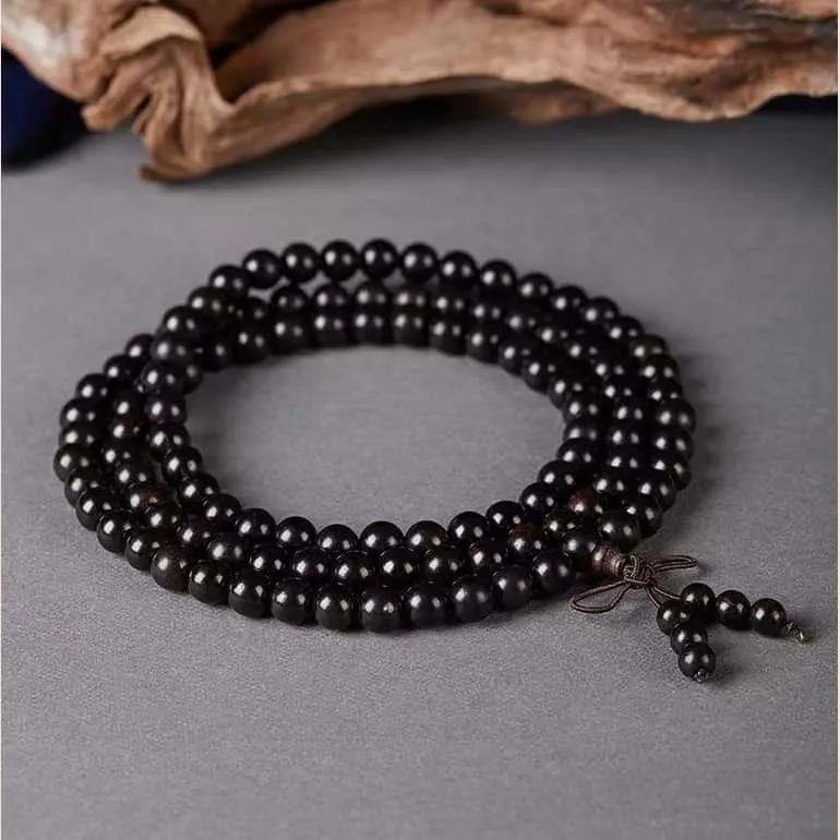 ZHUOJIN Ebony Wooden Bracelets Unisex-3