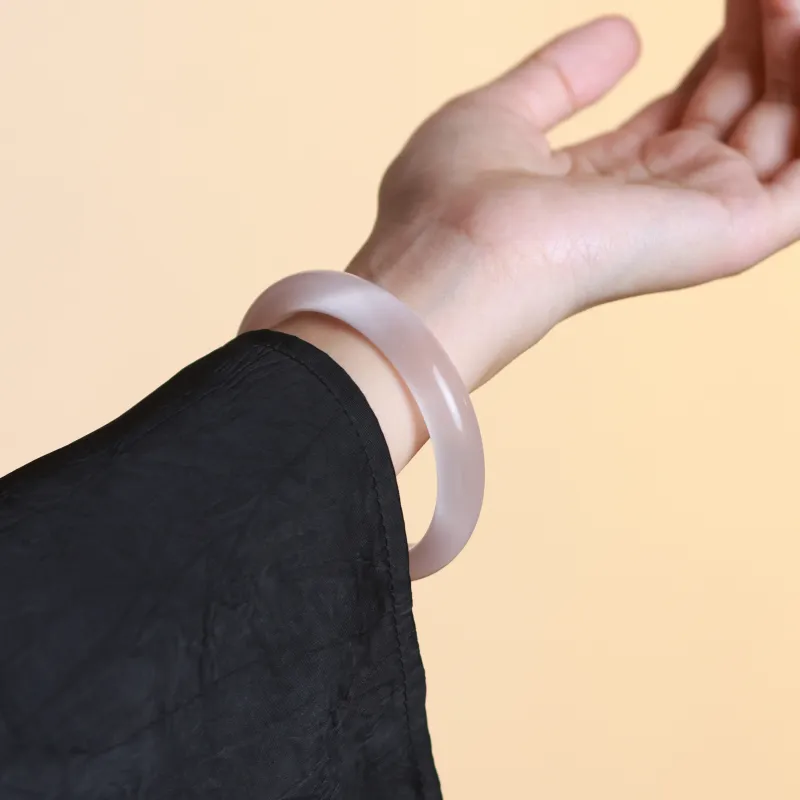 ZHUOJIN Glass Cat Eye Bangles Women's-5