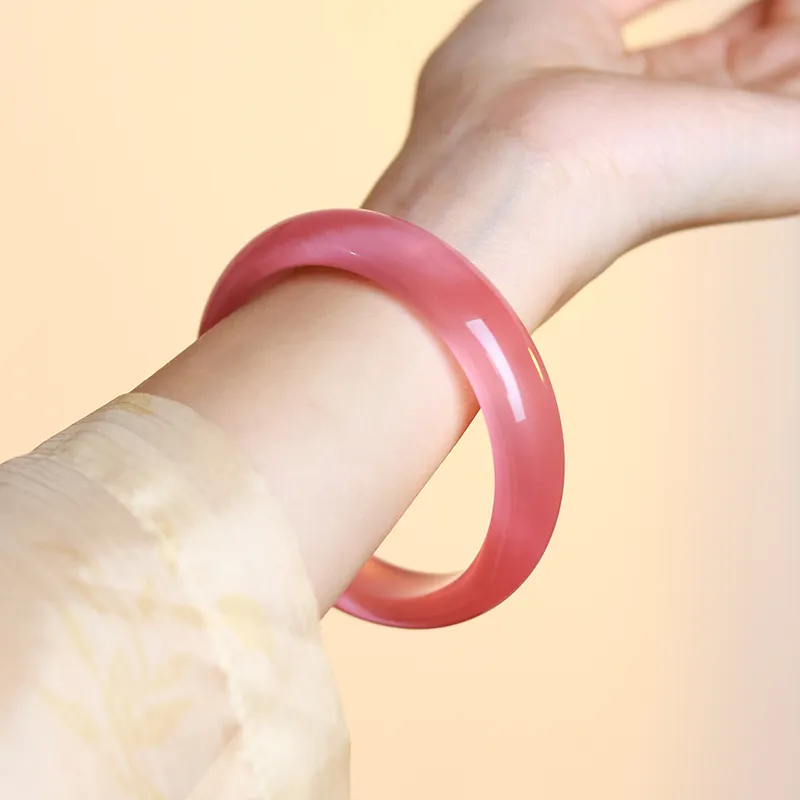 ZHUOJIN Glass Cat Eye Bangles Women's-6