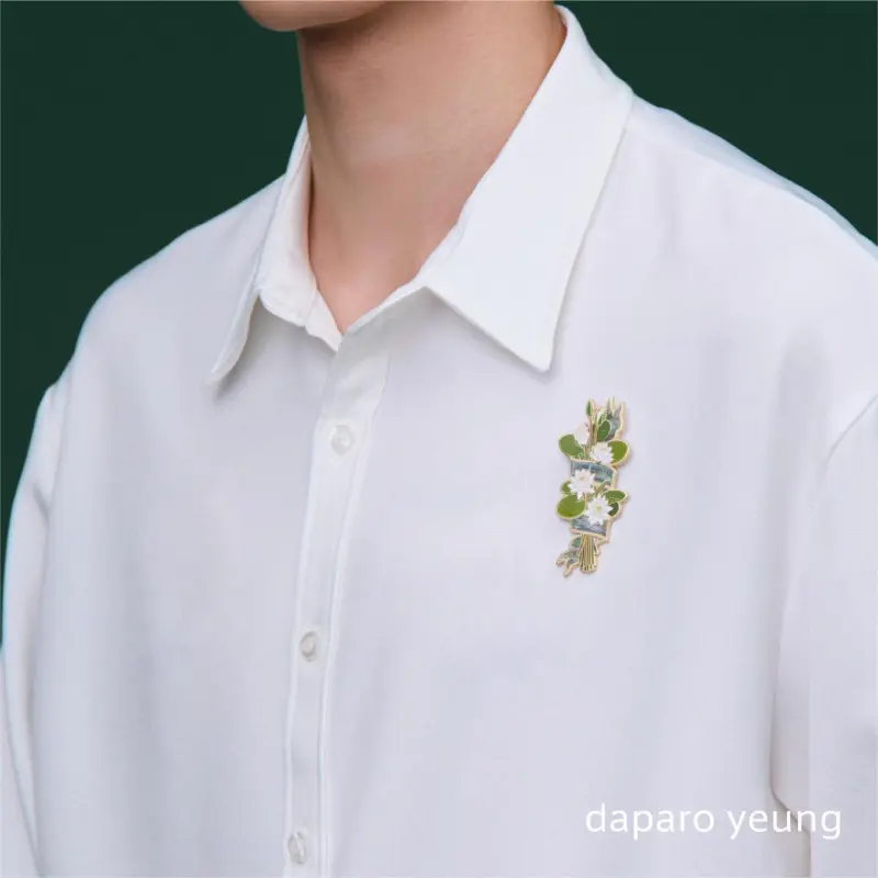 Daparo Yeung Metal Enamel Brooches Unisex-3