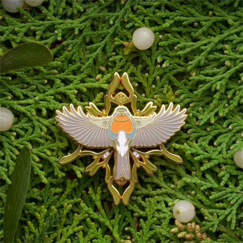 Daparo Yeung Metal Enamel Brooches Unisex-3