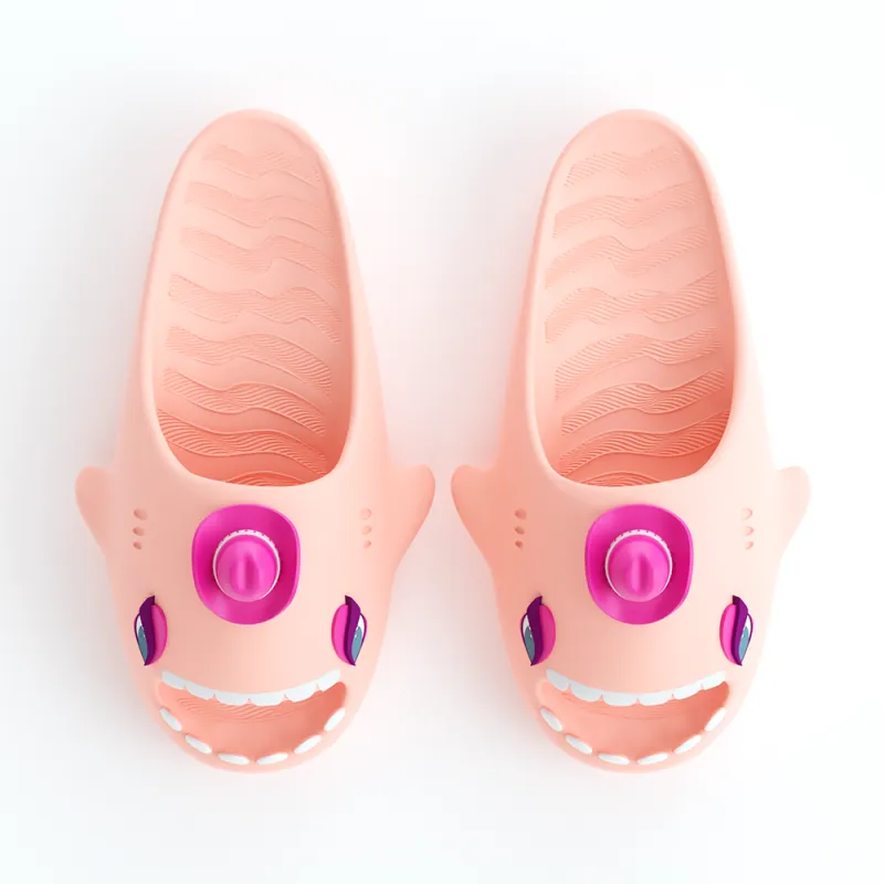 HelloSlippers Sharkicks Doll, Slide Slippers Unisex-2