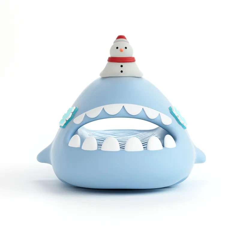 HelloSlippers Sharkicks Christmas Snowman, Slide Slippers Unisex-3