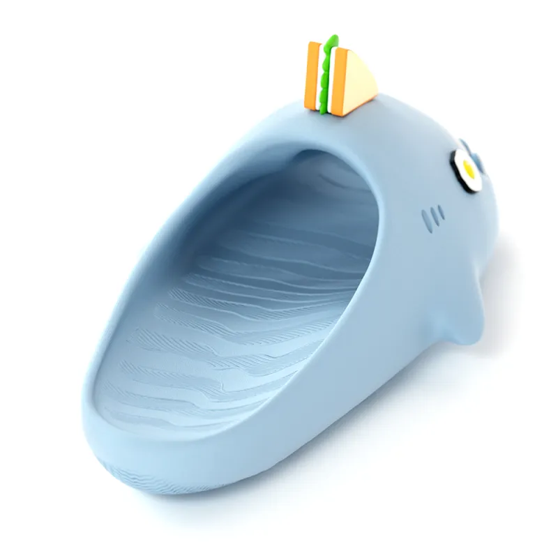 HelloSlippers Sharkicks Sandwich, Slide Slippers Unisex-1