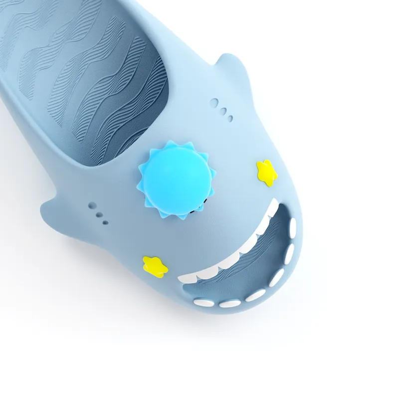 HelloSlippers Sharkicks EVA Abrasion-Resistant Quick Dry Jellyfish Slide Slippers Unisex-1