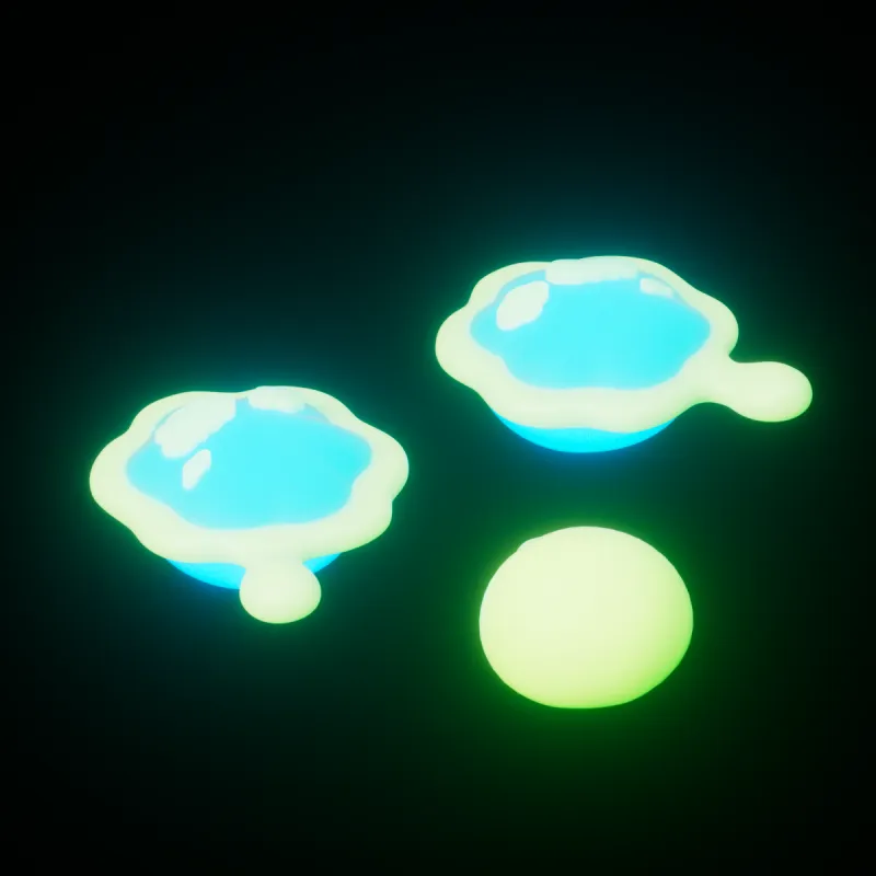 HelloSlippers Mr. Skully PVC Glow In The Dark Shoe Decorations Unisex-1
