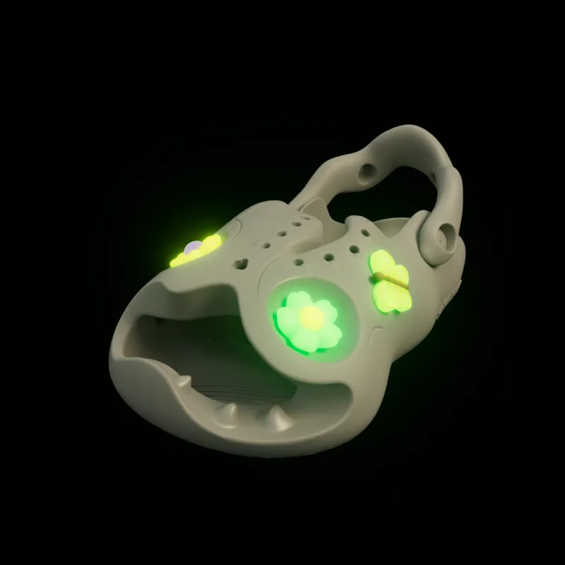 HelloSlippers Mr. Skully PVC Glow In The Dark Shoe Decorations Unisex-5