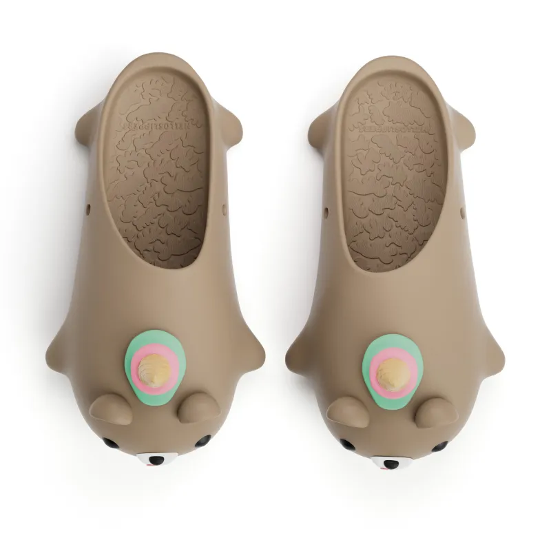 HelloSlippers Animal Total Mobilization Animore Ice Cream Bear Closed Toe Slippers Unisex-5