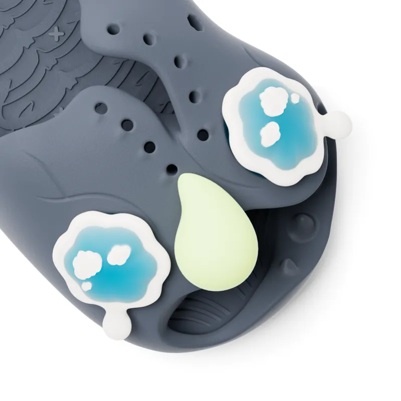 HelloSlippers Mr. Skully Nasal Mucus Clogs Unisex-3