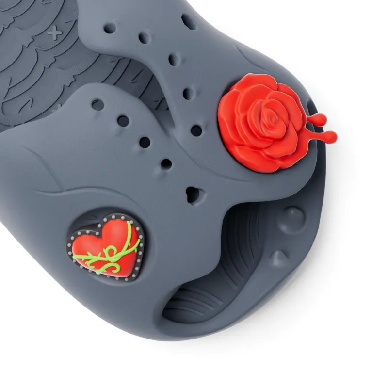 HelloSlippers Mr. Skully Rose, Clogs Unisex-5