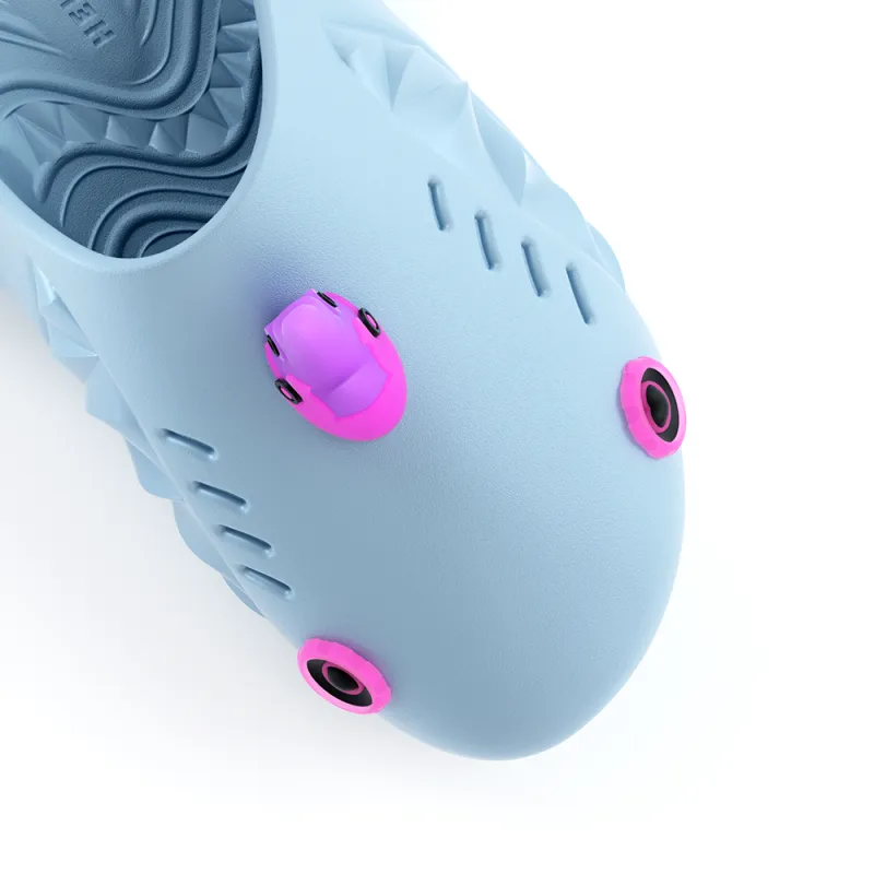 HelloSlippers Sharkicks Mule Cyberpunk, Closed Toe Slippers Unisex-2