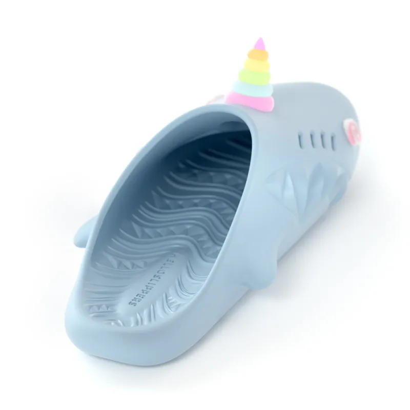 HelloSlippers Sharkicks Mule Unicorn, Closed Toe Slippers Unisex-1