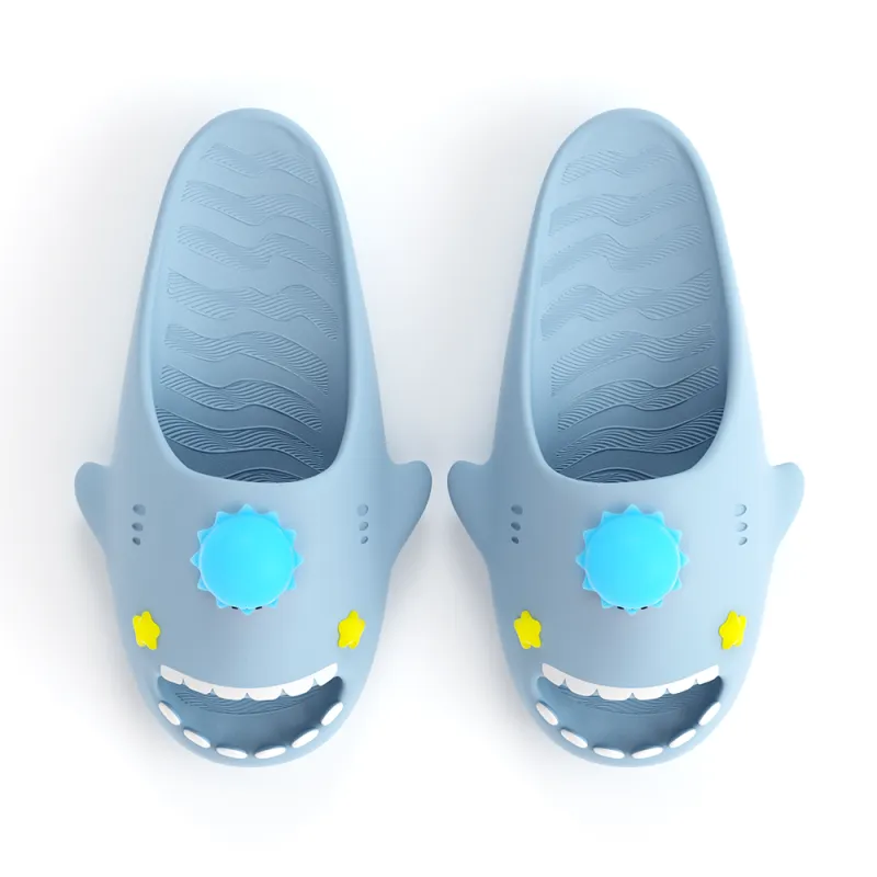 HelloSlippers Sharkicks EVA Abrasion-Resistant Quick Dry Jellyfish Slide Slippers Unisex-3