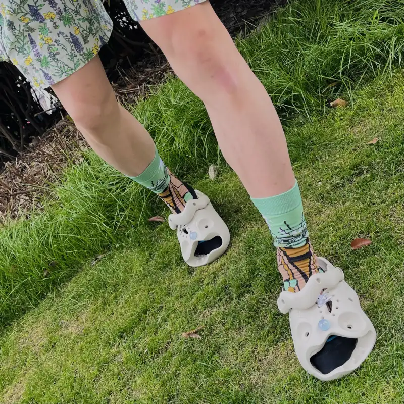 HelloSlippers Mr. Skully Spring Zombie Clogs Unisex-7
