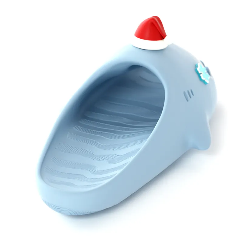 HelloSlippers Sharkicks Christmas Hats, Slide Slippers Unisex-1