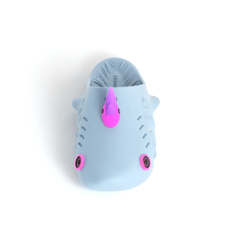 HelloSlippers Sharkicks Mule Cyberpunk, Closed Toe Slippers Unisex-4
