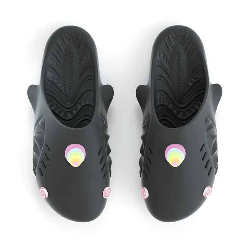 HelloSlippers Sharkicks Mule Unicorn, Closed Toe Slippers Unisex-2