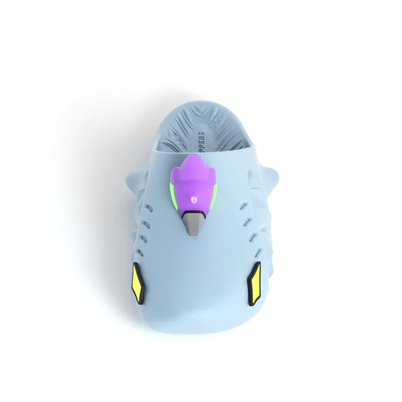 HelloSlippers Sharkicks Mule Mecha, Closed Toe Slippers Unisex-4