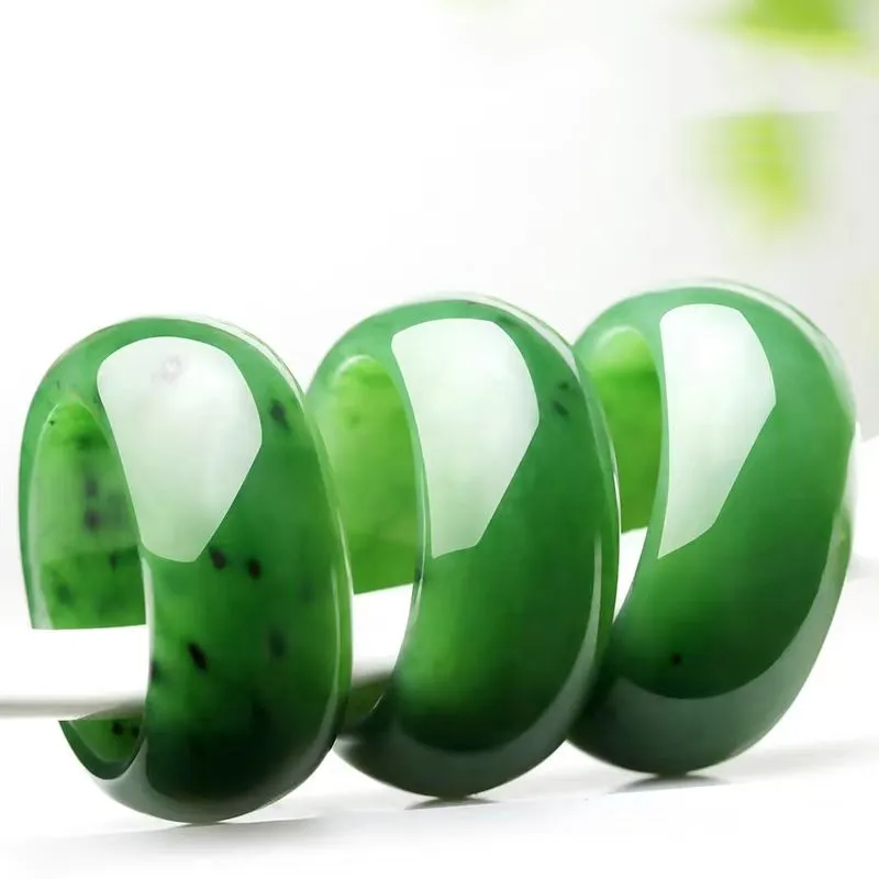 Run Ding Hetian Jade Rings Jasper Unisex-3