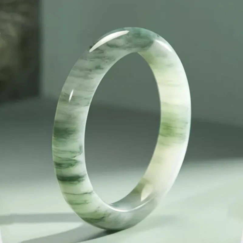 Run Ding Tianshan Jade Wealth Attracting Couple's Jewelry Bangle Women's-3