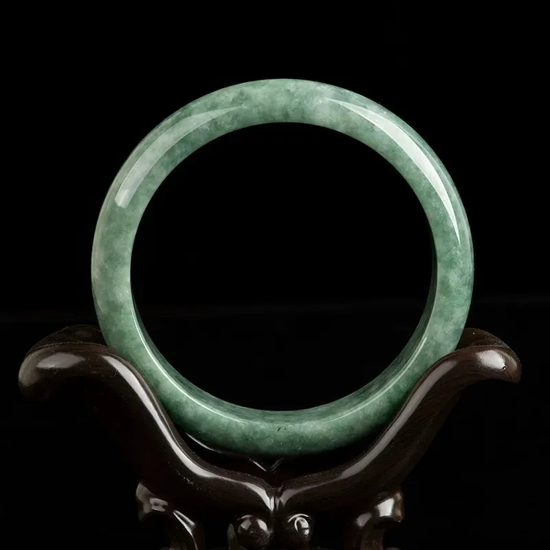 Run Ding Bean Type Jadeite Bangles Women's-2