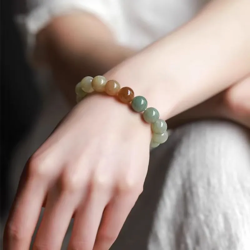 Run Ding Hetian Jade Bracelets Green Jade Unisex-6