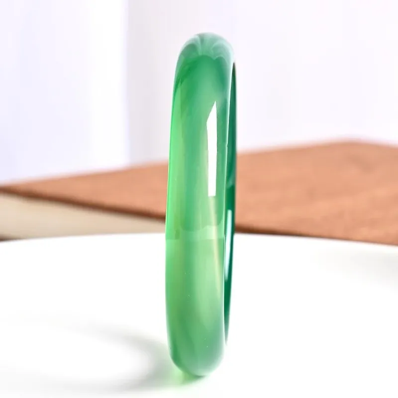 Run Ding Chalcedony Bangles Women's-3