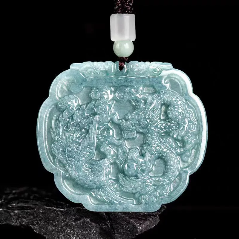CUIYUYAWEI Glutinous Jade Jadeite Pendants Unisex-1
