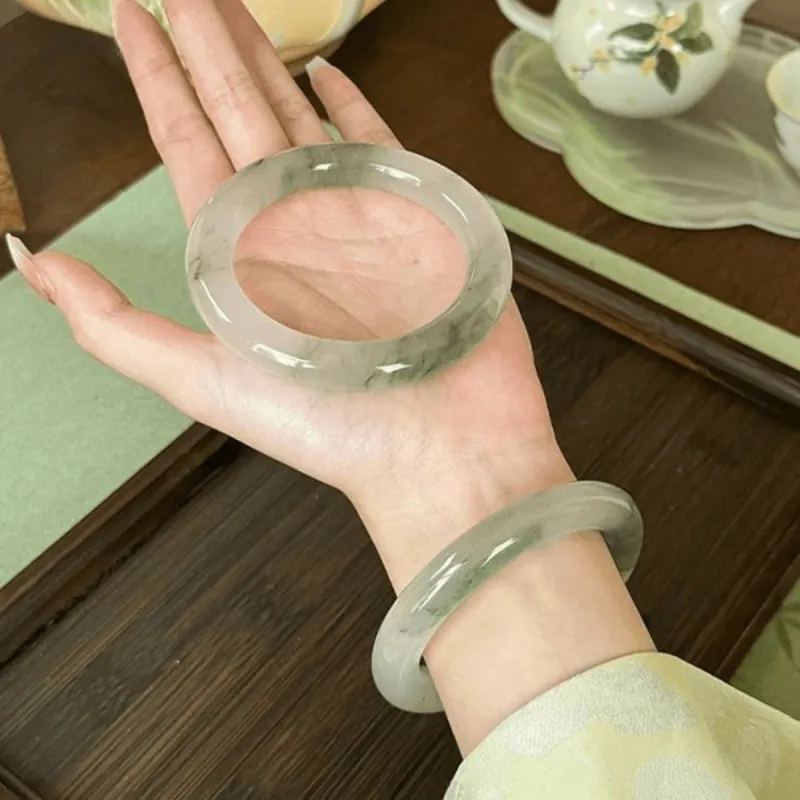 CUIYUYAWEI Tianshan Jade Bangles Women's-1