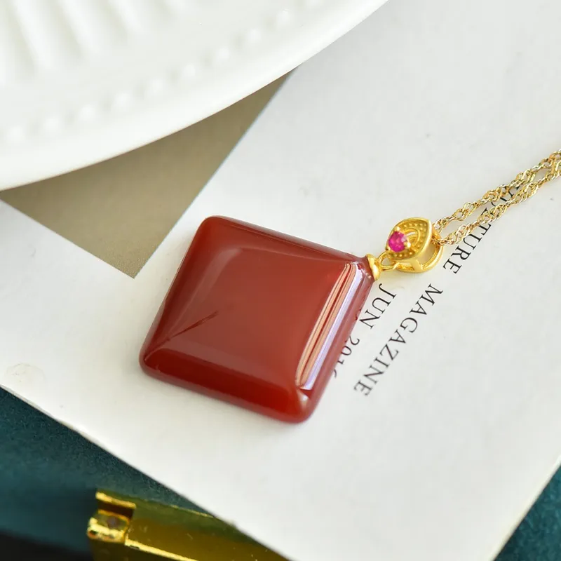 CUIYUYAWEI Agate Pendants Unisex-1