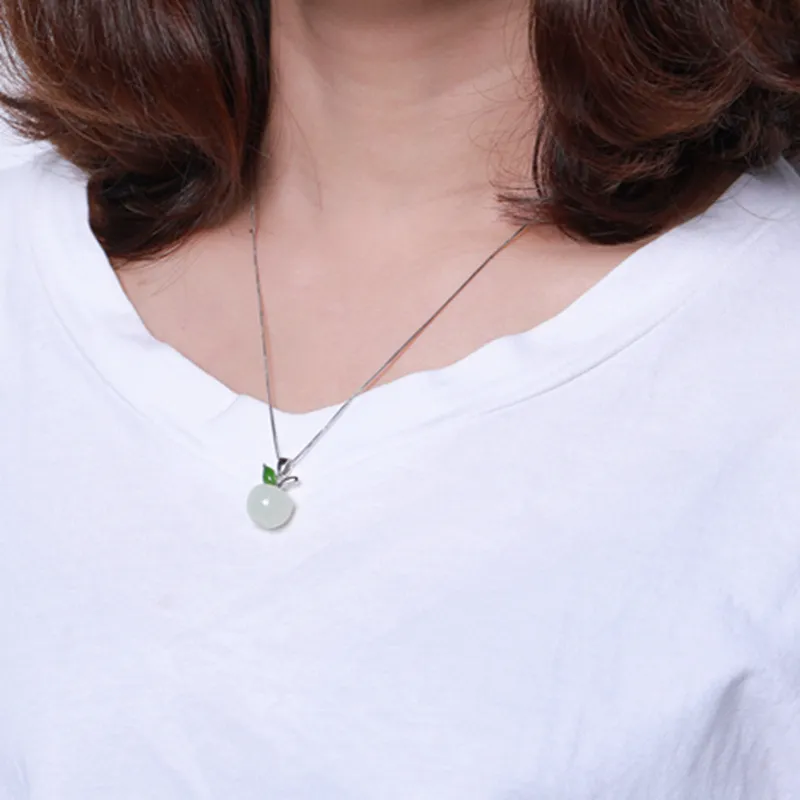 CUIYUYAWEI Hetian Jade Pendants White Jade Women's-2