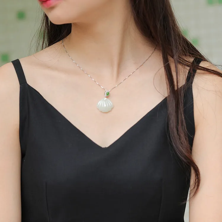 CUIYUYAWEI Pendants White Jade Women's-1
