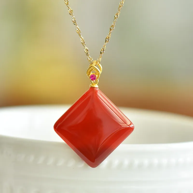 CUIYUYAWEI Agate Pendants Unisex-2