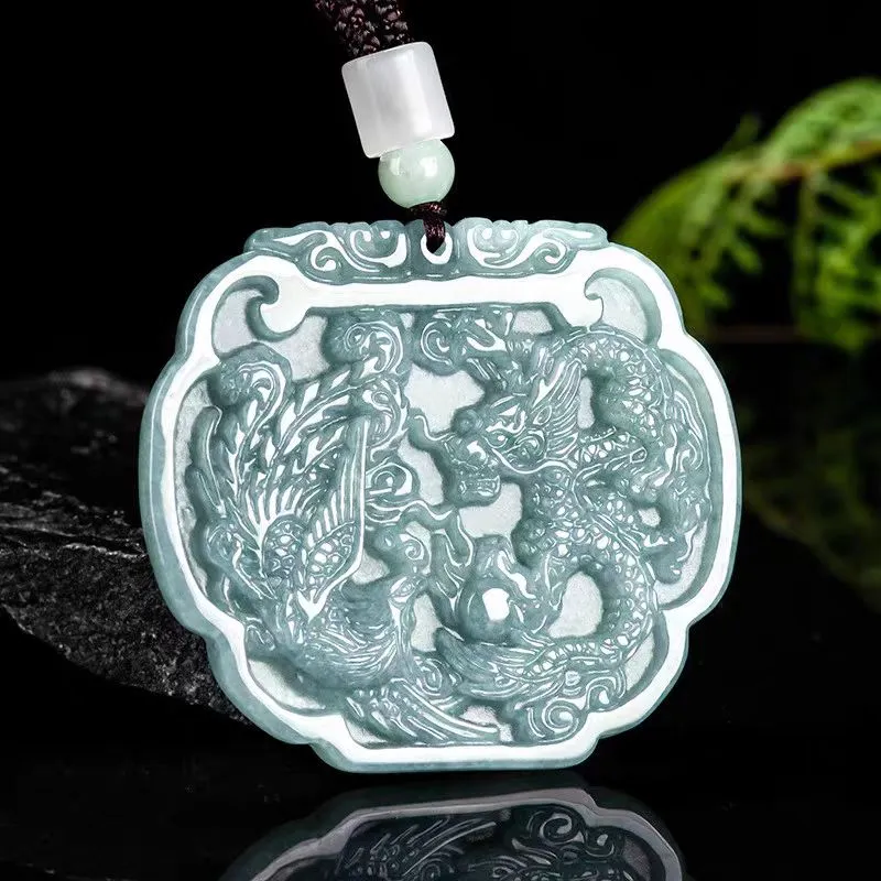 CUIYUYAWEI Glutinous Jade Jadeite Pendants Unisex-2