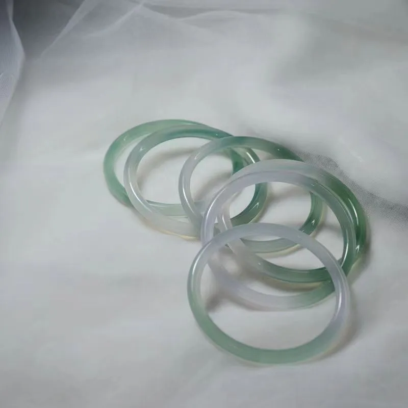 CUIYUYAWEI Chalcedony Bangles Women's-1