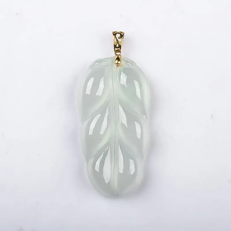 CUIYUYAWEI Ice Glutinous Jadeite Pendants Unisex-4