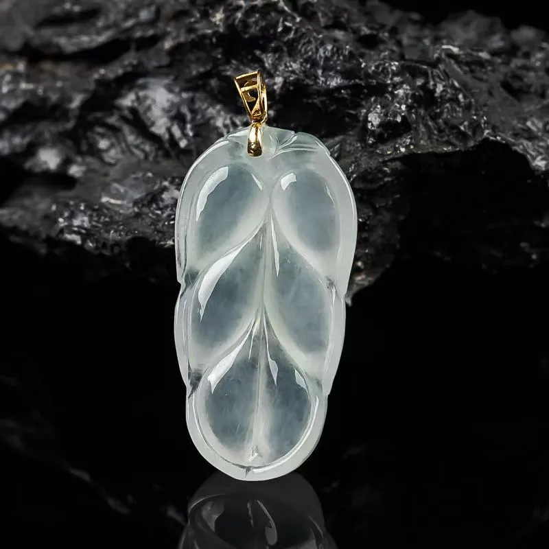 CUIYUYAWEI Ice Glutinous Jadeite Pendants Unisex-1