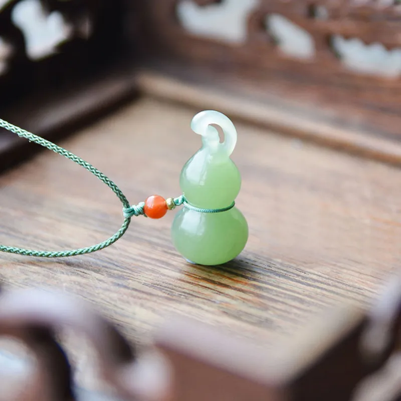 CUIYUYAWEI Hetian Jade Pendants White Jade/Pale Greenish White Jade Unisex-1