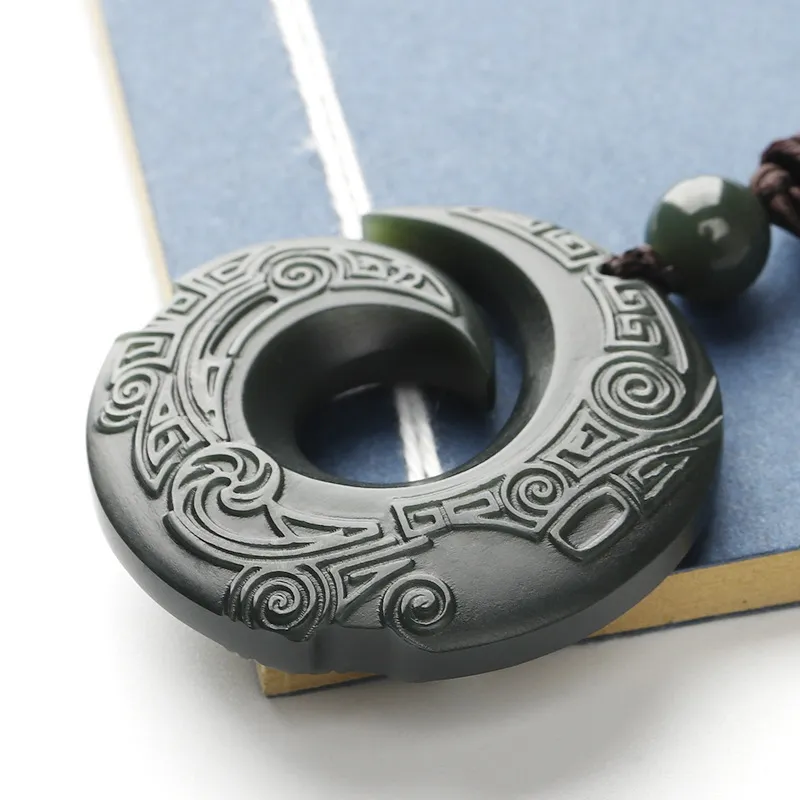 CUIYUYAWEI Pendants Green Jade Unisex-2