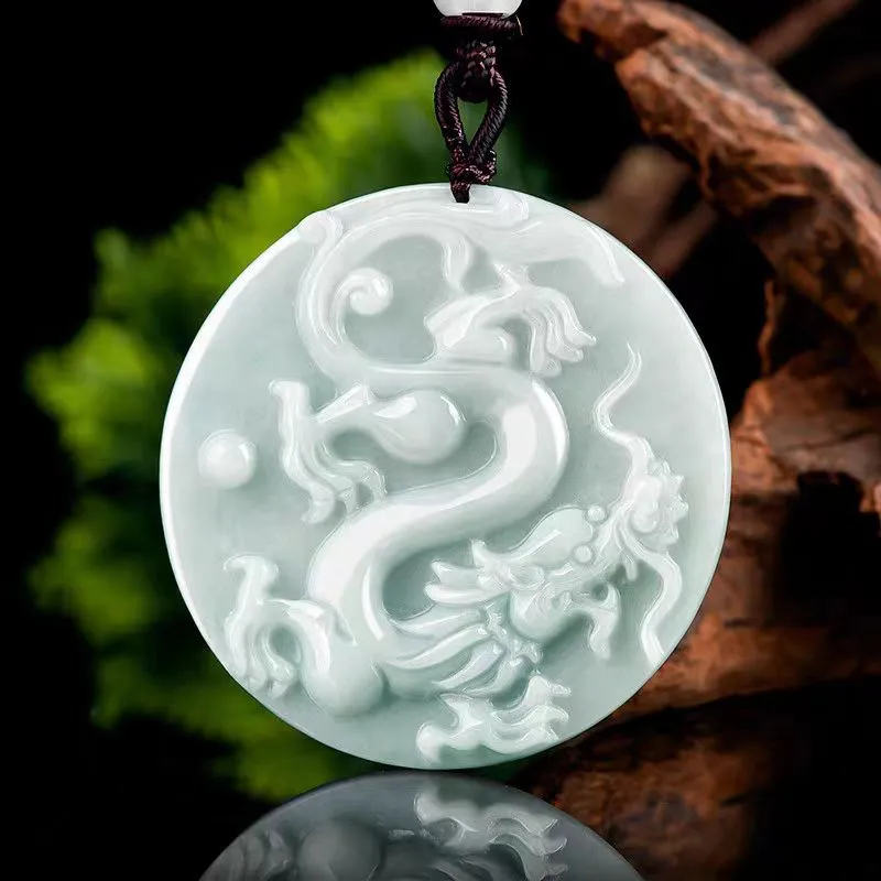 CUIYUYAWEI Glutinous Jade Jadeite Pendants Unisex-2