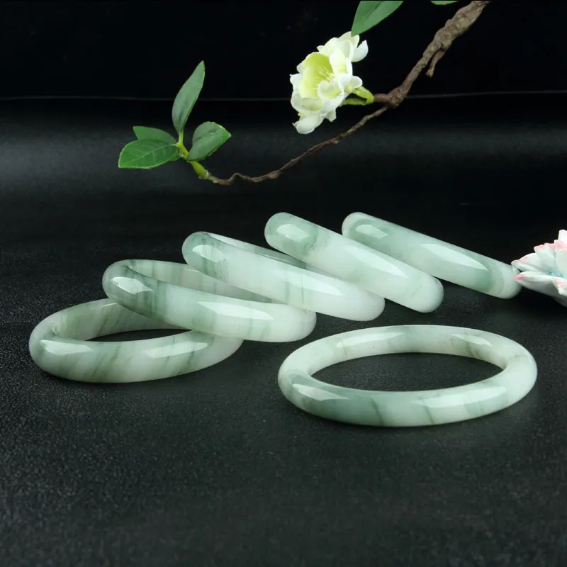 CUIYUYAWEI Tianshan Jade Bangles Women's-1
