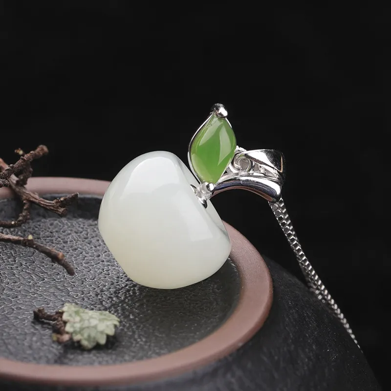 CUIYUYAWEI Hetian Jade Pendants White Jade Women's-1