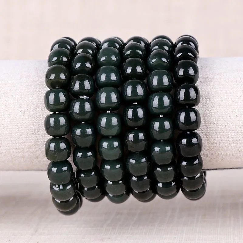 CUIYUYAWEI Hetian Jade Bracelets Green Jade Unisex-1