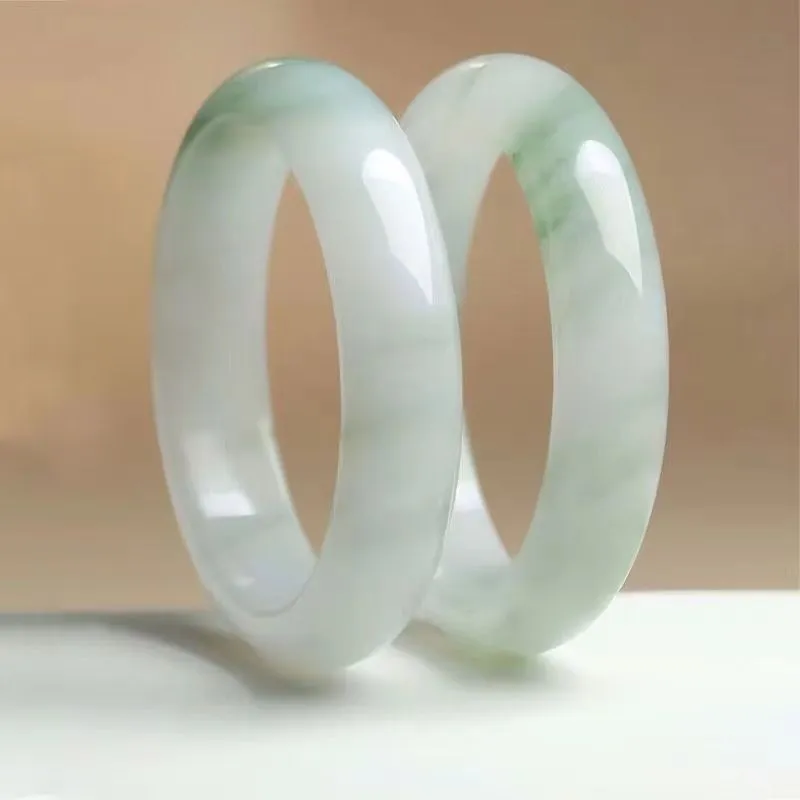 CUIYUYAWEI Tianshan Jade Bangles Women's-3