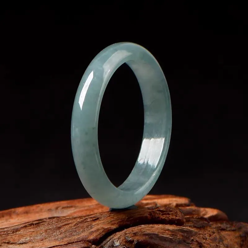 CUIYUYAWEI Glutinous Jade Jadeite Rings Unisex-1