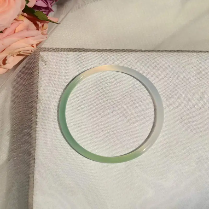 CUIYUYAWEI Chalcedony Bangles Women's-3