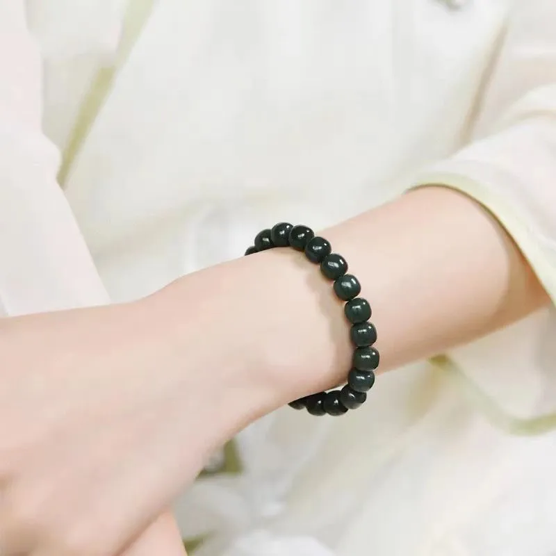 CUIYUYAWEI Hetian Jade Bracelets Green Jade Unisex-2