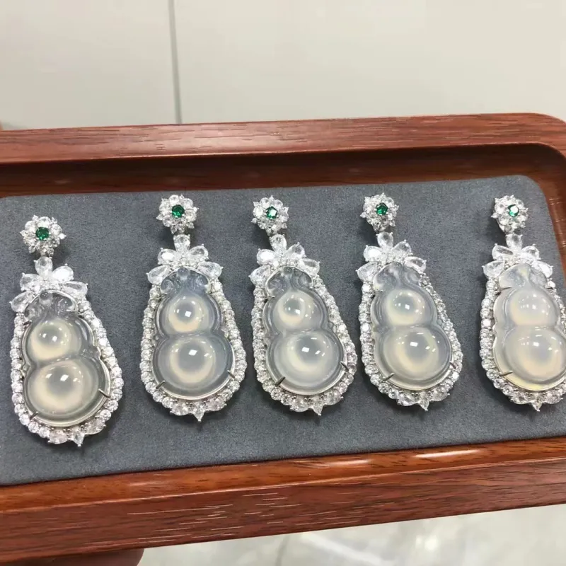 CUIYUYAWEI Chalcedony Pendants Unisex-1
