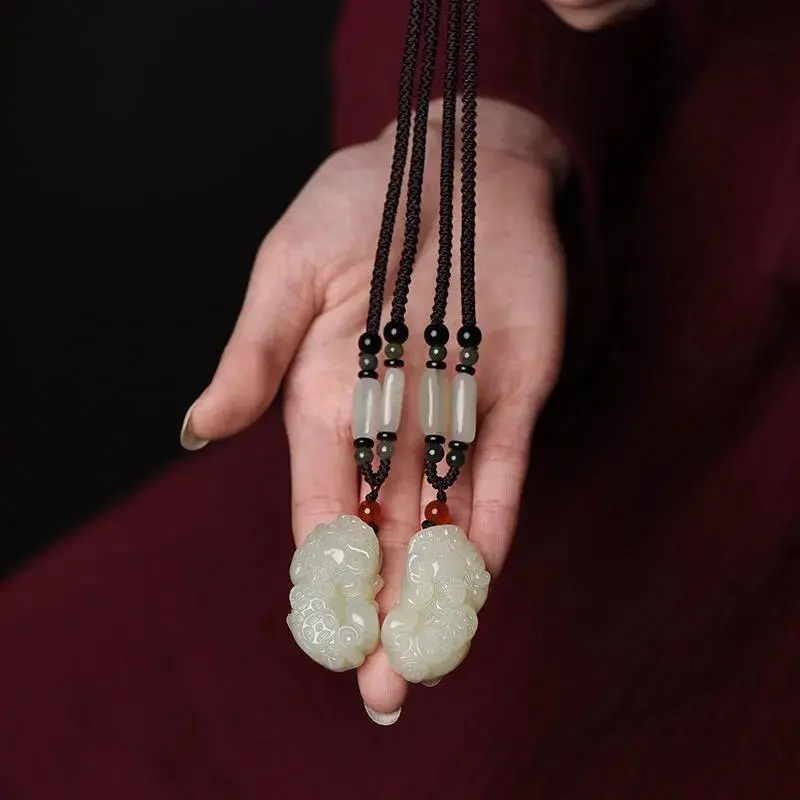 CUIYUYAWEI Chalcedony Pendants Unisex-3